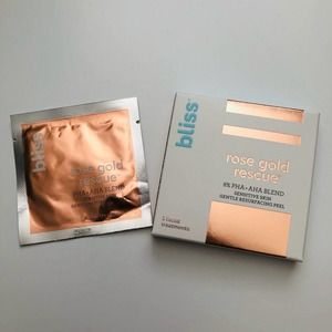 Bliss Rose Gold Rescue 8% PHA + AHA Blend Peel 4 pack